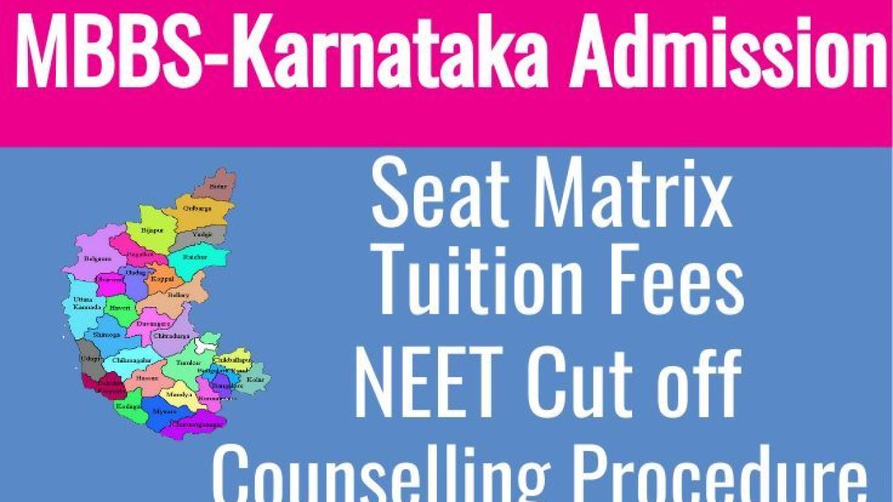 Karnataka State Quota MBBS Admission NEET Counselling Procedure